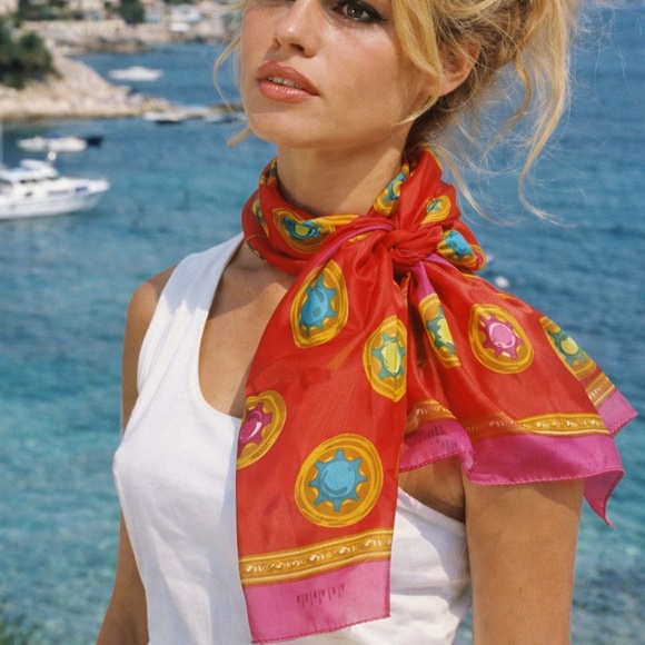 Runway Accessories - Runway Chiffon Vintage Scarf – 10” x 51”